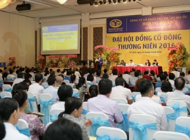 HOANG QUAN REAL ESTATE CORPORATION TO SUCCESSFULLY ORGANIZE THE ANNUAL GENERAL MEETING OF SHAREHOLDERS 2016