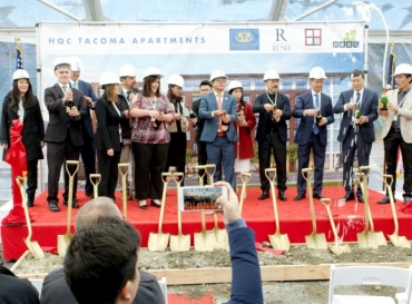 HOANG QUAN GROUP SUCCESSFULLY HELD GROUNDBREAKING CEREMONY OF HQC TACOMA PROJECT- STATE OF WASHINGTON, USA